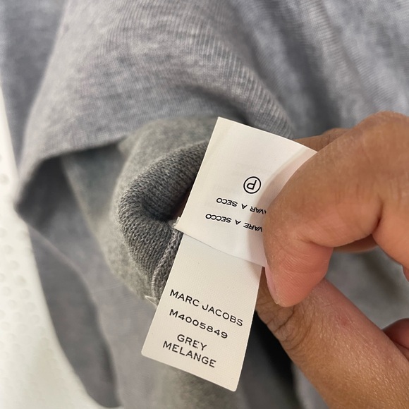 Marc Jacobs Grey Crochet Collar Pullover Sweater - Picture 7 of 9